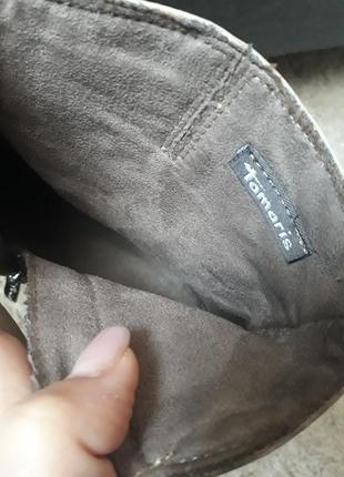 Распродажа! кожаные удобные сапоги ботинки tamaris8 фото