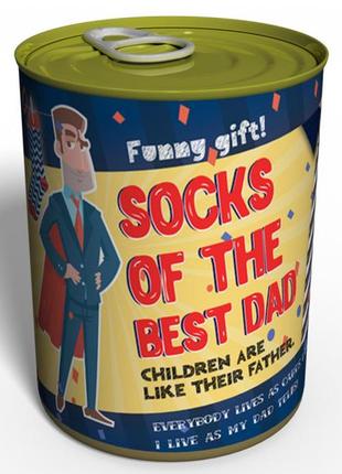 Canned socks of the best dad