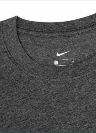 Футболка спортивная туристическая котоновая nike базовая однотонная3 фото