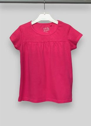 Футболка розовая для девочки/футболка для девочки 104/туника 104 розовая1 фото