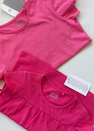 Футболка розовая для девочки/футболка для девочки 104/туника 104 розовая7 фото