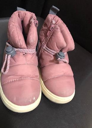 Ботинки дутики zara на девочку 2