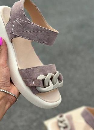 36-41 рр босоніжки натуральна шкіра/замша білий, чорний, бежевий, хакі, блакитний2 фото