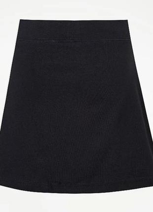 Спідничка george girls black school skort (з вшитими шортами), чудово підходить для тренувань