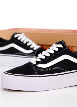 Кеди vans old skool stac platform2 фото