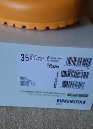 Birkenstock - детские резиновые сапоги derry р.35 стелька 22,5см4 фото