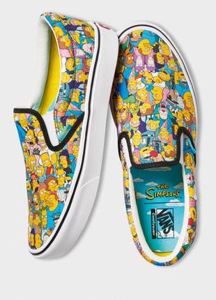 Женские слипоны vans the simpsons / слипоны венс2 фото