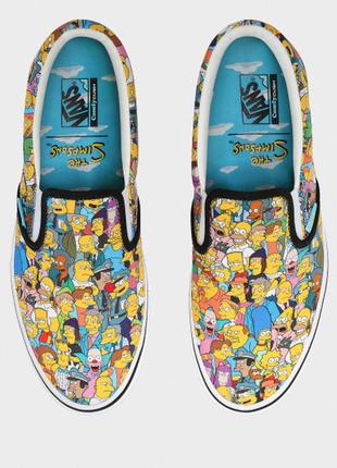 Женские слипоны vans the simpsons / слипоны венс