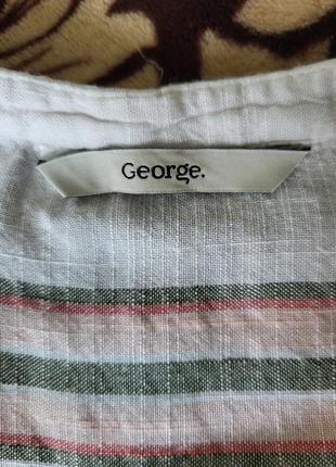 Рубашка george размер s 60% вискоза и 40% хлопок6 фото