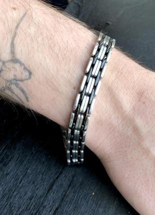 Rosso amante браслет мужской "характер - сталь"