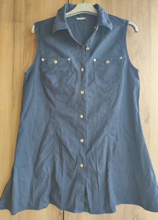 Льняна туніка с&а