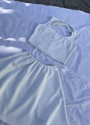 Костюм спідничка з топом, спідниця та топ,юбка з топом3 фото