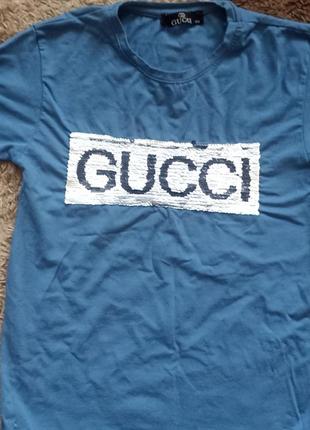 Фирменная футболка gucci1 фото