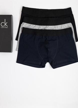 Набор мужских трусов  calvin klein black | 5 удобных боксерок кельвин кляйн в подарочной упаковке4 фото