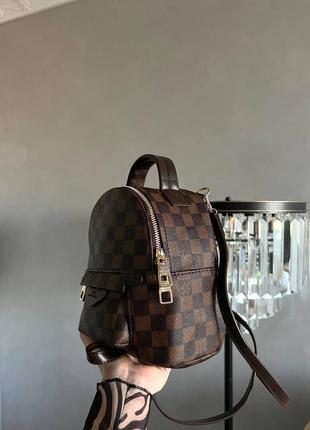 Рюкзак жіночий, louis vuitton palm springs mini backpack brown8 фото