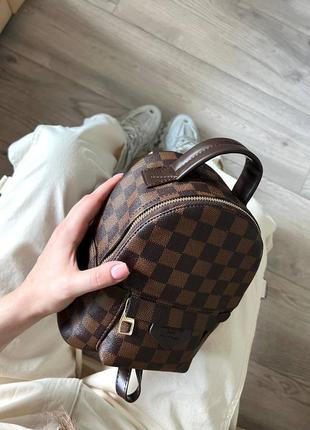 Рюкзак жіночий, louis vuitton palm springs mini backpack brown5 фото