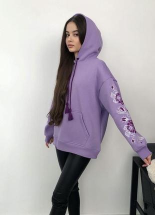 Худи вышиванка, худи с вышитыми рукавами, худи вышиванка,