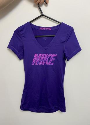 Спортивная женская жіноча футболка  топ  для спорта для бігу найк nike