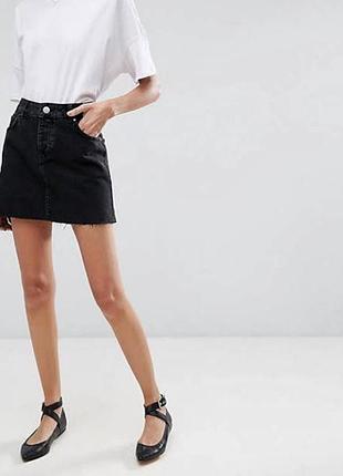 Юбка юбка джинсовая zara