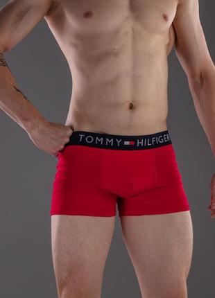 Набор мужских трусов tommy hilfiger из 3 штук в подарочной коробке/3 удобных боксерок7 фото