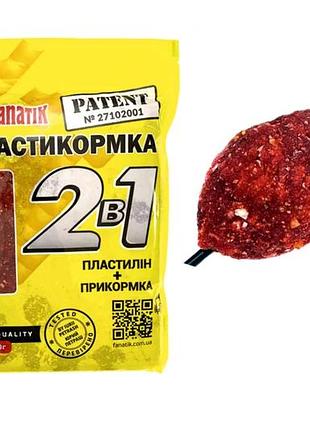 Пластилін fanatik 0,5кг полуниця