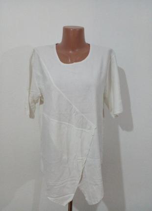 Блуза в стиле бохо с асимметричным вырезом франция