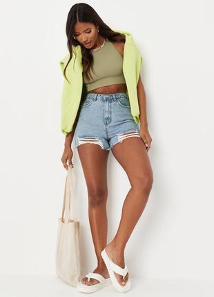 Джинсовые шорты missguided1 фото