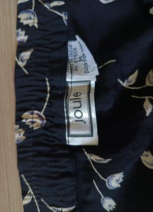 Легкая летняя юбочка на пуговицы/ юбка с распоркой3 фото