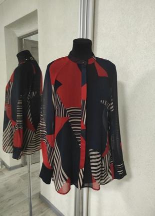 Блуза абстракція phase eight сток оверсайз