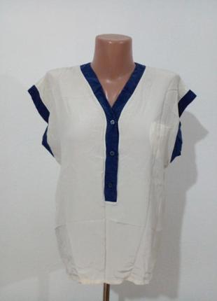 Красивая винтажная блуза натуральный шелк ballon1 фото