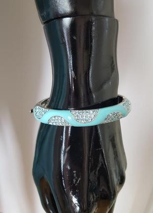 Браслет эмаль и камни swarovski