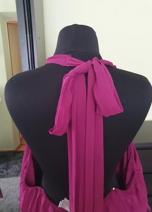 Шикарное платье сарафан с открытой спинкой  плиссе asos3 фото
