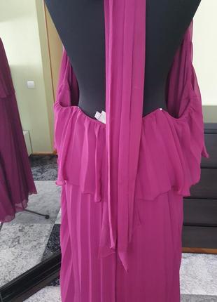 Шикарное платье сарафан с открытой спинкой  плиссе asos4 фото