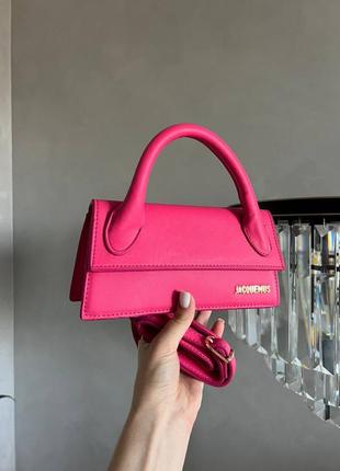 Сумочка, клатч женский jacquemus mini pink2 фото