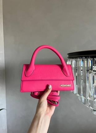 Сумочка, клатч женский jacquemus mini pink