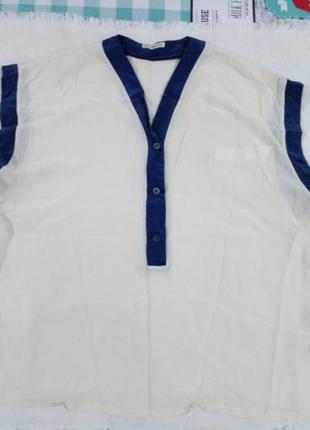 Красивая винтажная блуза натуральный шелк ballon6 фото