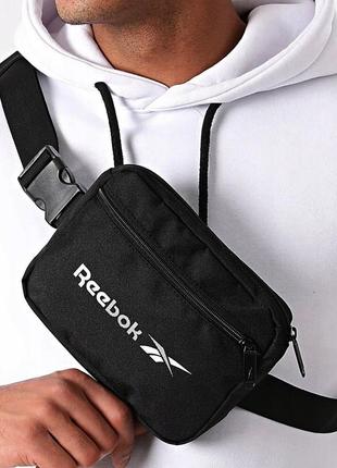 Reebok te waist bag zip h11304 сумка на пояс плечо оригинал унисекс бананка