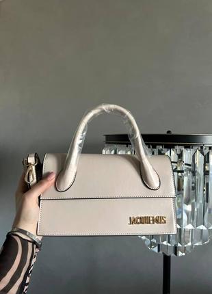 Сумочка жіноча, клатч jacquemus long beige