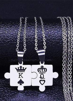 Подвеска цепочка из нержавеющей стали золото серебро чокер колье кулон крестик