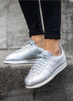 Кроссовки кеды nike cortez classic leather8 фото