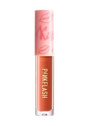 Матова рідка помада для губ pinkflash melting matte lipcream o04 orange soda4 фото