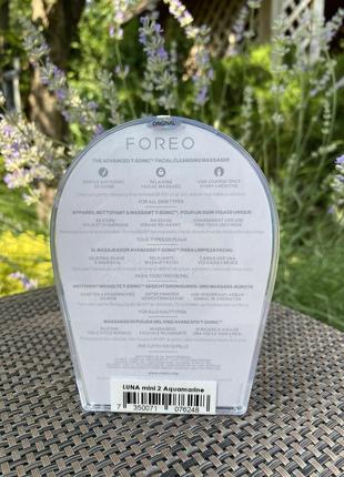 Звуковая очищающая щетка для кожи любого типа - foreo - luna mini 26 фото