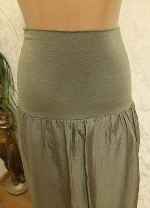 Нежная длинная шелковая юбка италия2 фото