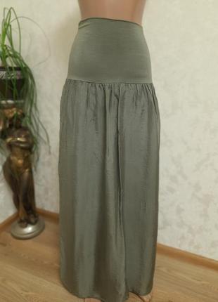 Нежная длинная шелковая юбка италия10 фото