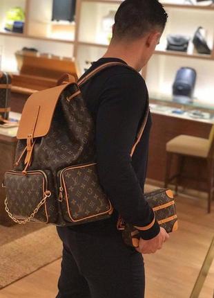 Шикарный рюкзак люкс 1:1 louis vuitton3 фото