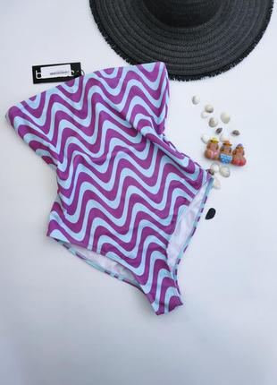 Відрядний злитий купальник boohoo uk 12, l, 40, 48