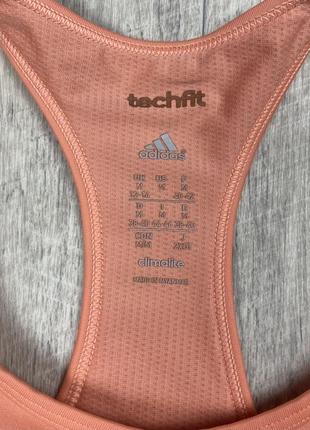 Adidas techfit climalite топик м размер женская спортивная кремовая оригинал3 фото