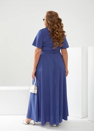 Элегантное длинное женское платье макси длины батал3 фото