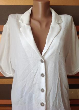 Вільна блуза з гудзиками розмір 142 фото