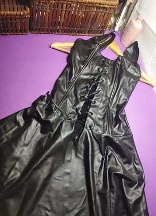 🔥 пеньюар в корсетном стиле 🔥эко кожа🔥 оформление безопасной оплаты